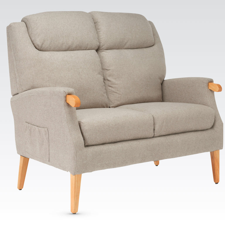 Lisbon 2 Seater Sofa Taupe