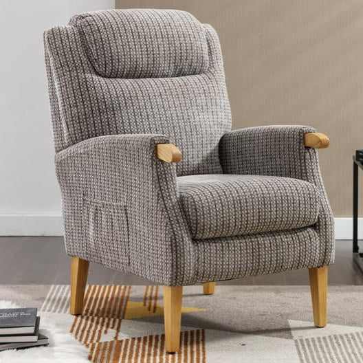 Lisbon Fireside Armchair Latte