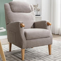 Lisbon Fireside Armchair Taupe