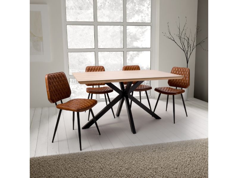 Manhattan 140cm Dining Table