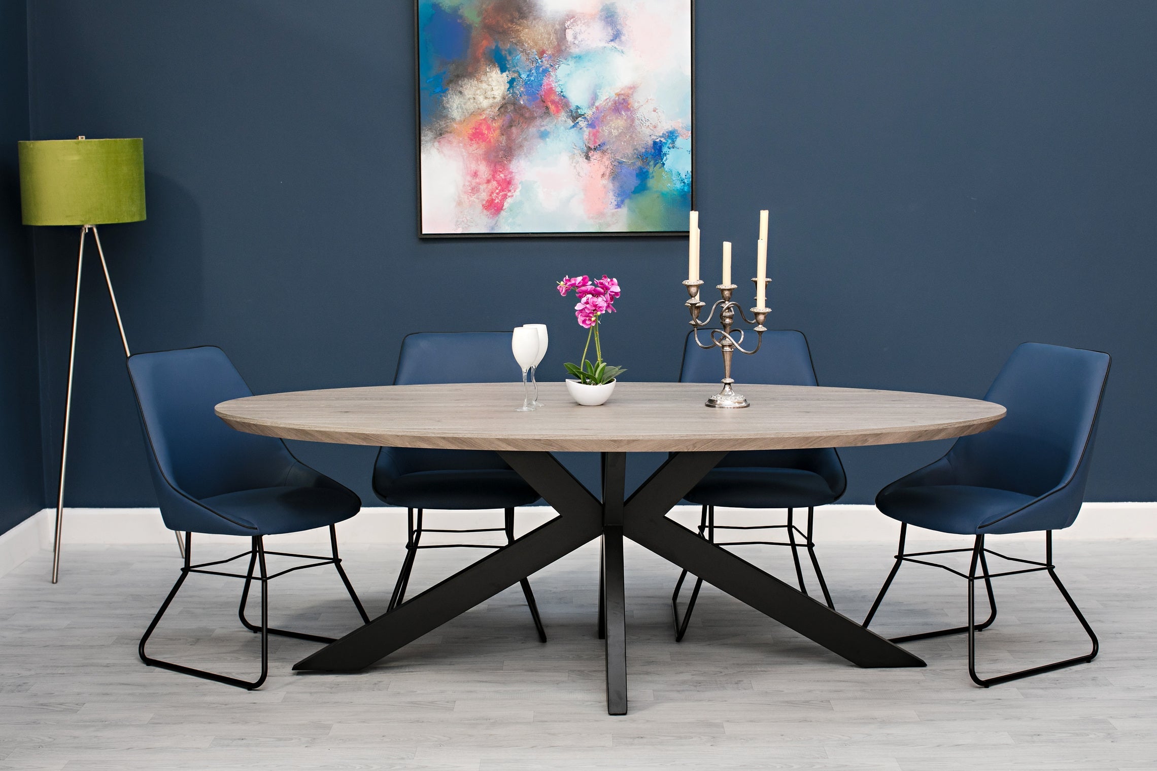 Manhattan Oval Dining Table