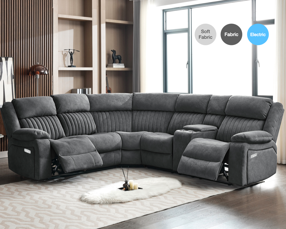 Morgan Corner Sofa - Grey