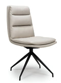Nobo Swivel Dining Chair - Taupe Set of 2