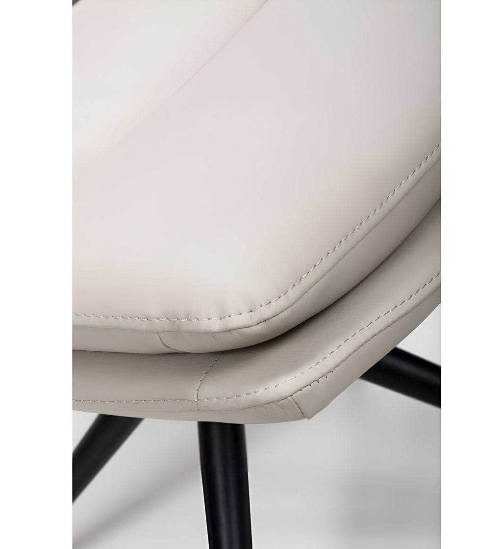 Nobo Swivel Dining Chair - Taupe Set of 2