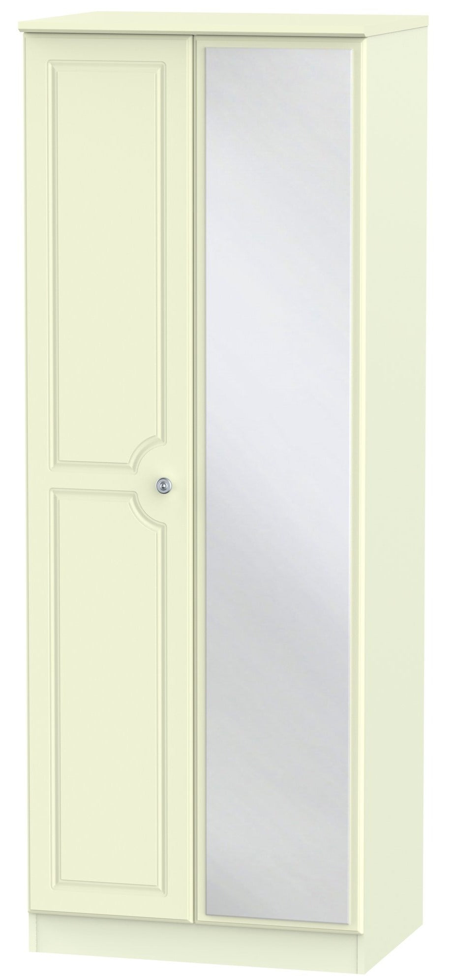 Pembroke 2 Door Tall Mirror Wardrobe