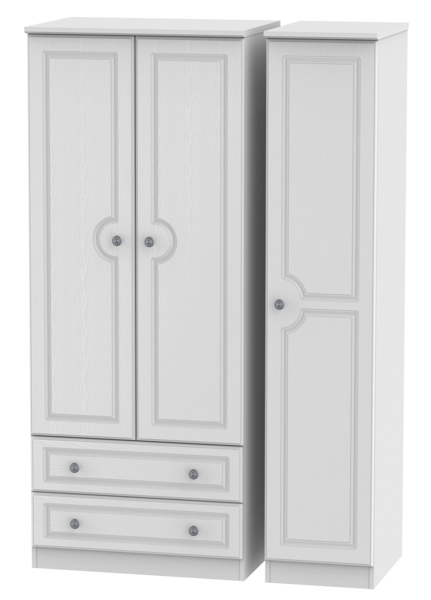 Pembroke 3 Door 2 Left Drawer Wardrobe