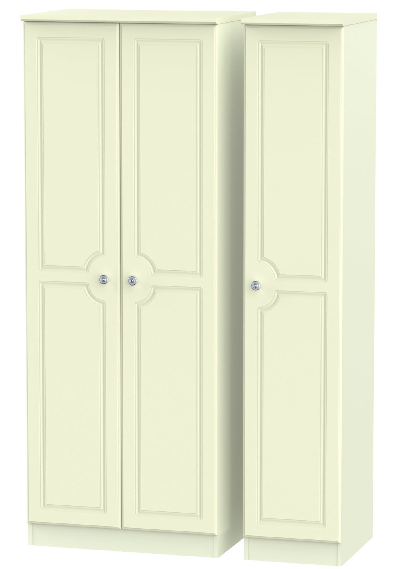 Pembroke 3 Door Tall Plain Wardrobe