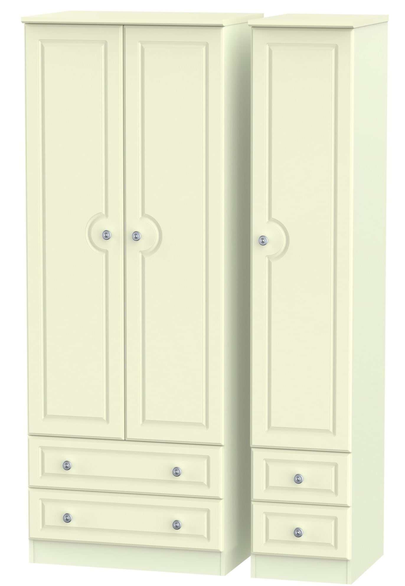 Pembroke 3 Door 4 Drawer Tall Wardrobe
