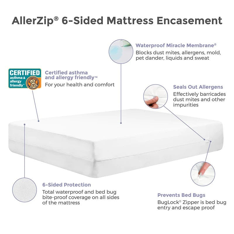 Protectabed Allerzip Smooth Mattress Protector