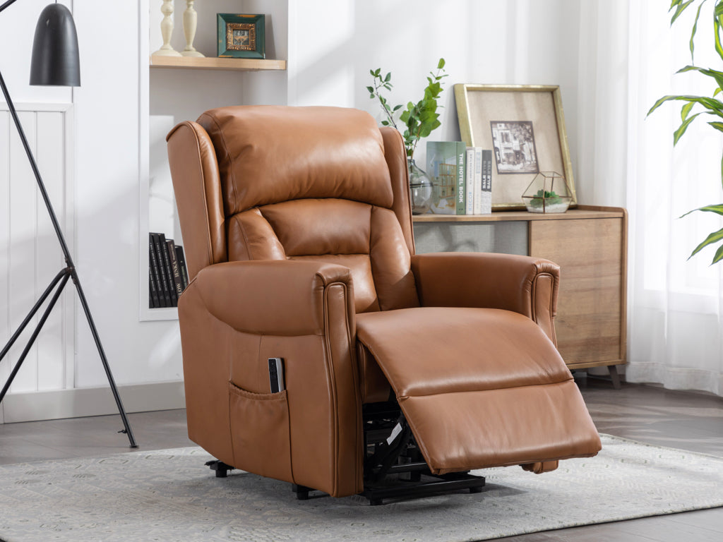 Sandringham Camel Riser Recliner Chair