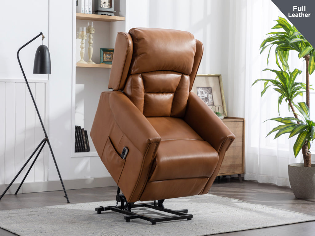 Sandringham Camel Riser Recliner Chair