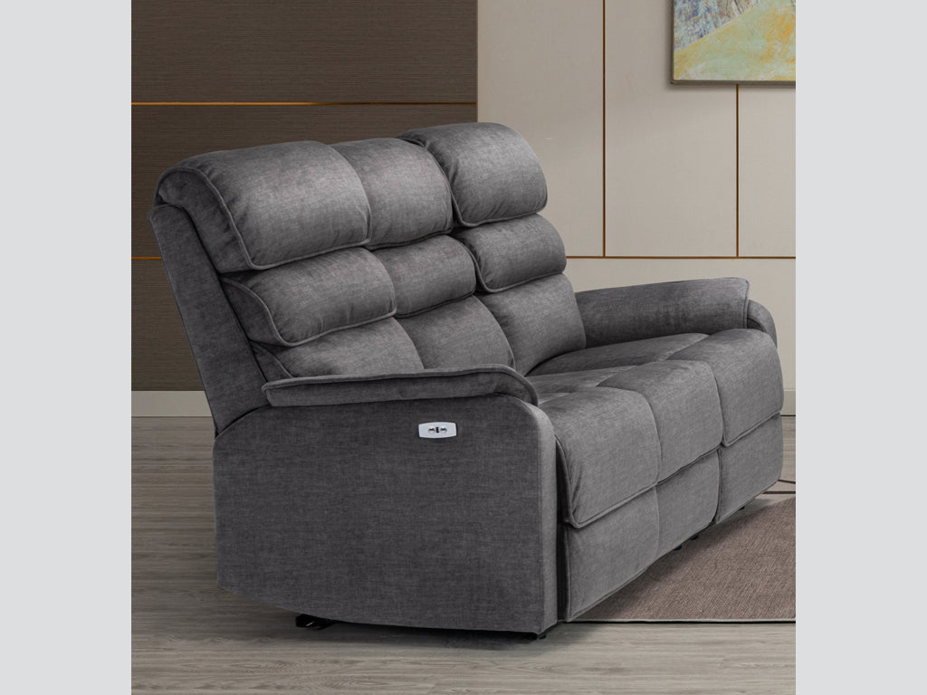 Savoy Fabric 3 Seater Recliner Sofa
