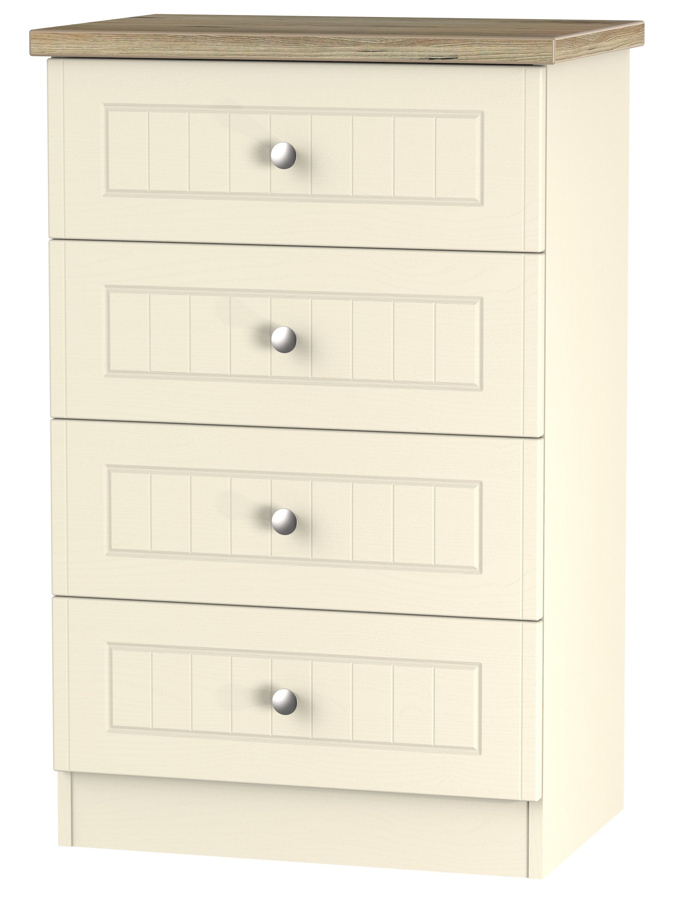 Vienna 4 Drawer Midi Chest Of Drawers