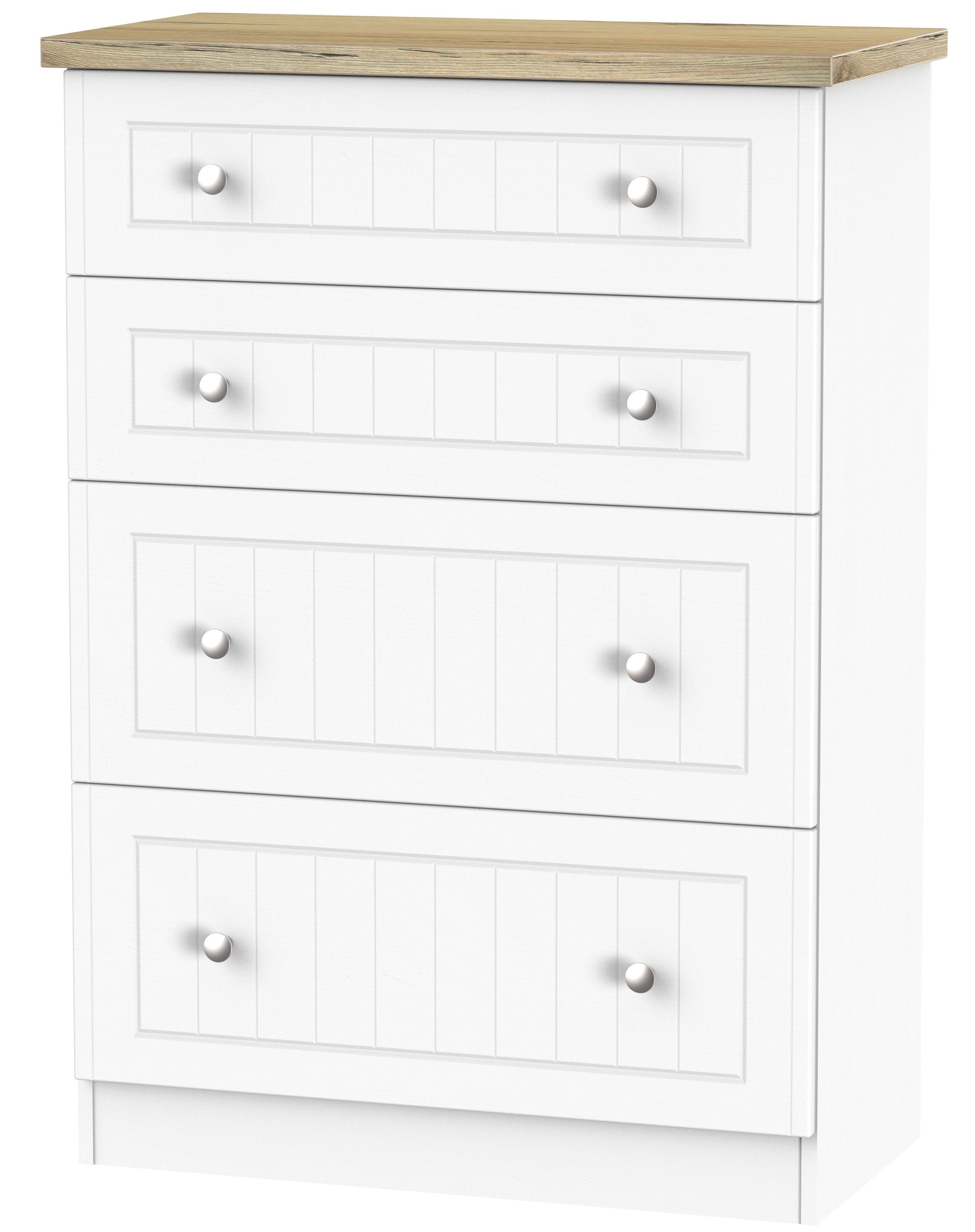 Vienna 4 Drawer Deep Chest Of Drawers