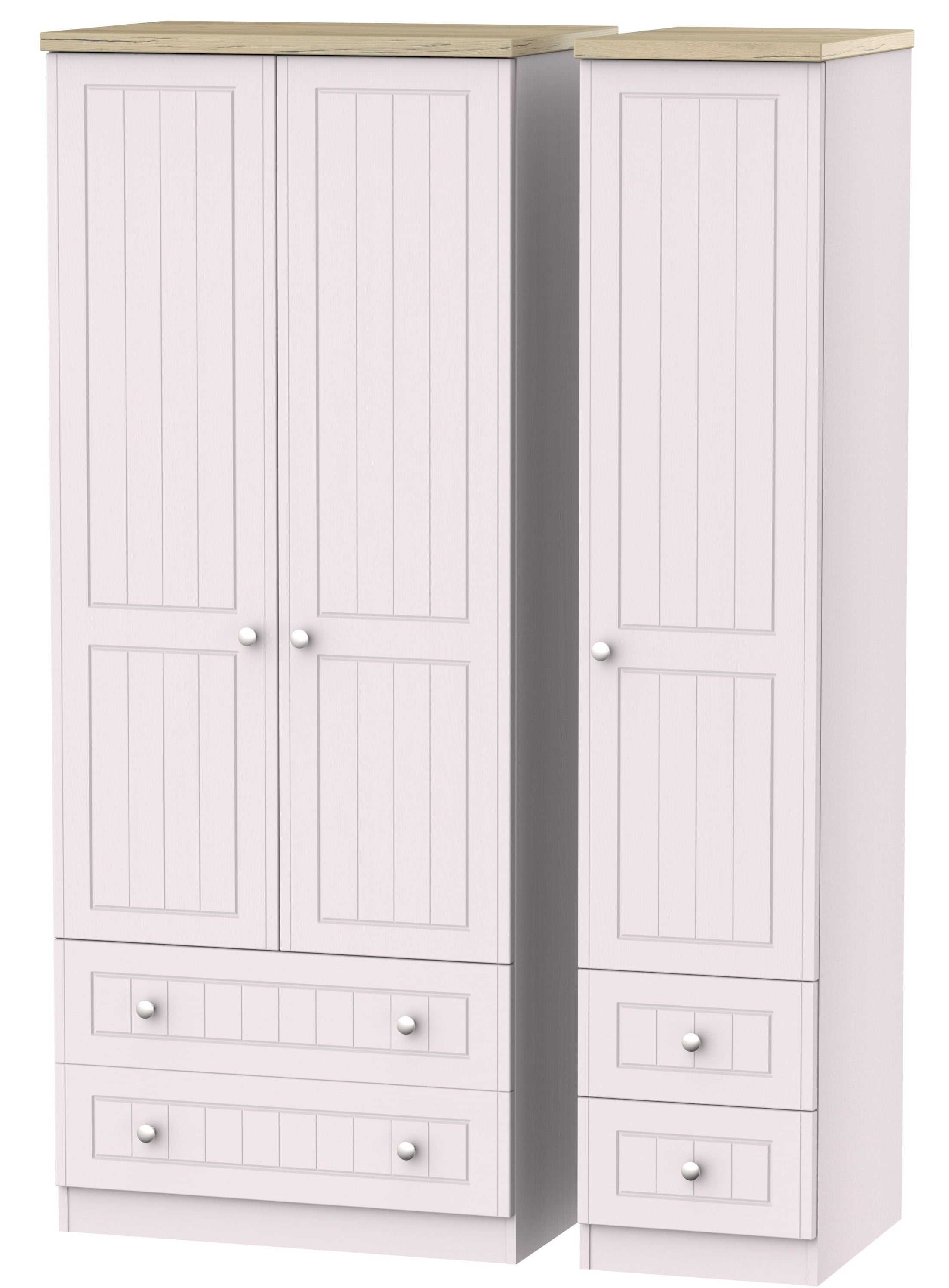 Vienna 3 Door 4 Drawer Wardrobe