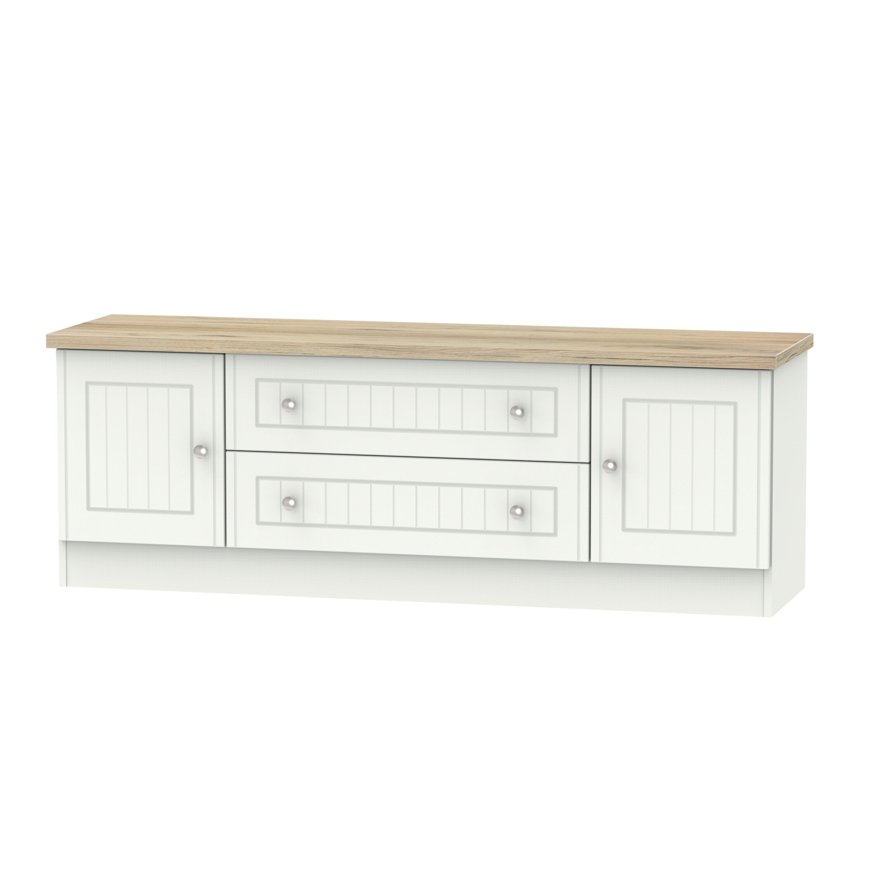Vienna 2 Door 2 Drawer Wide TV Unit