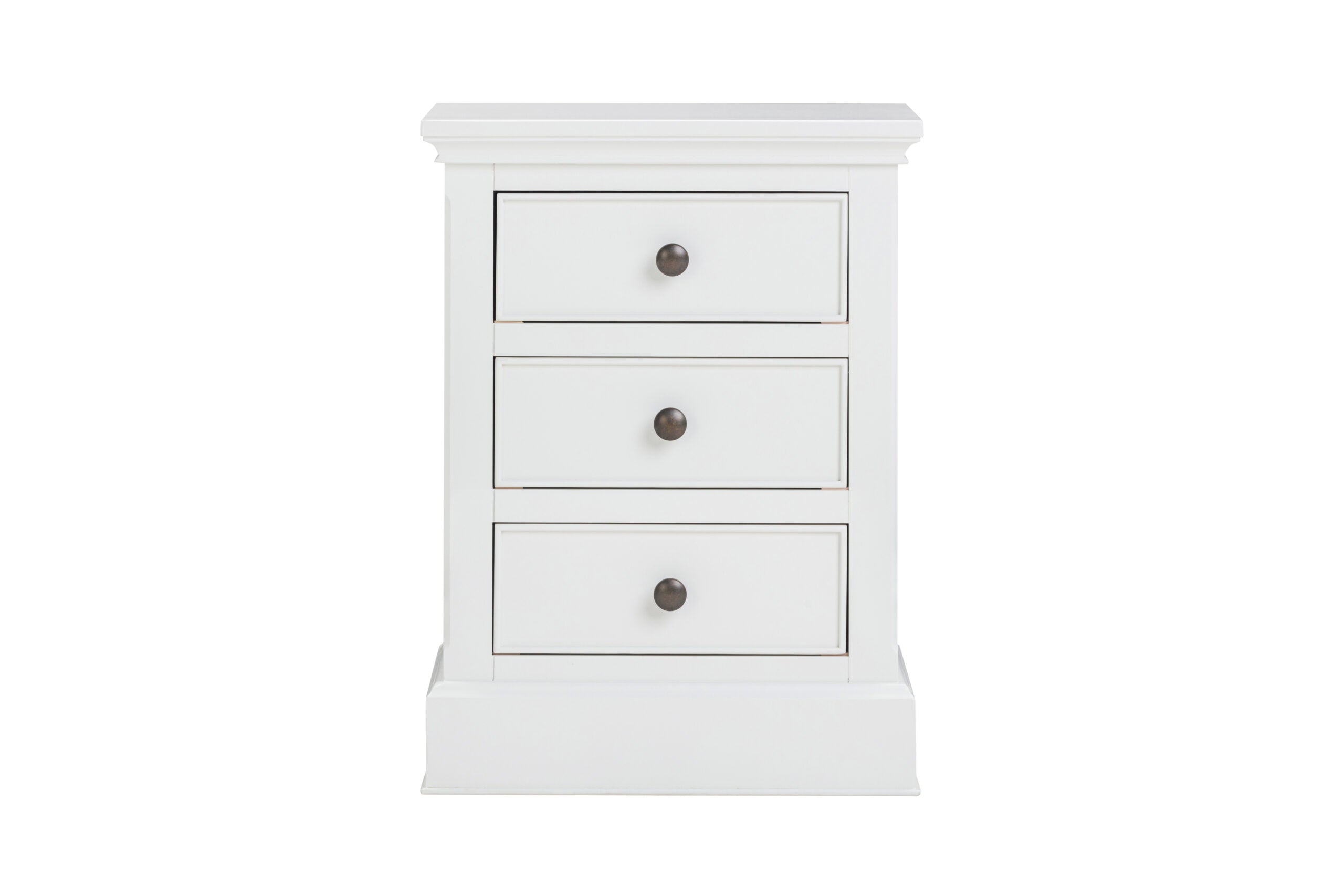 Verona 3 Drawer Bedside Cabinet