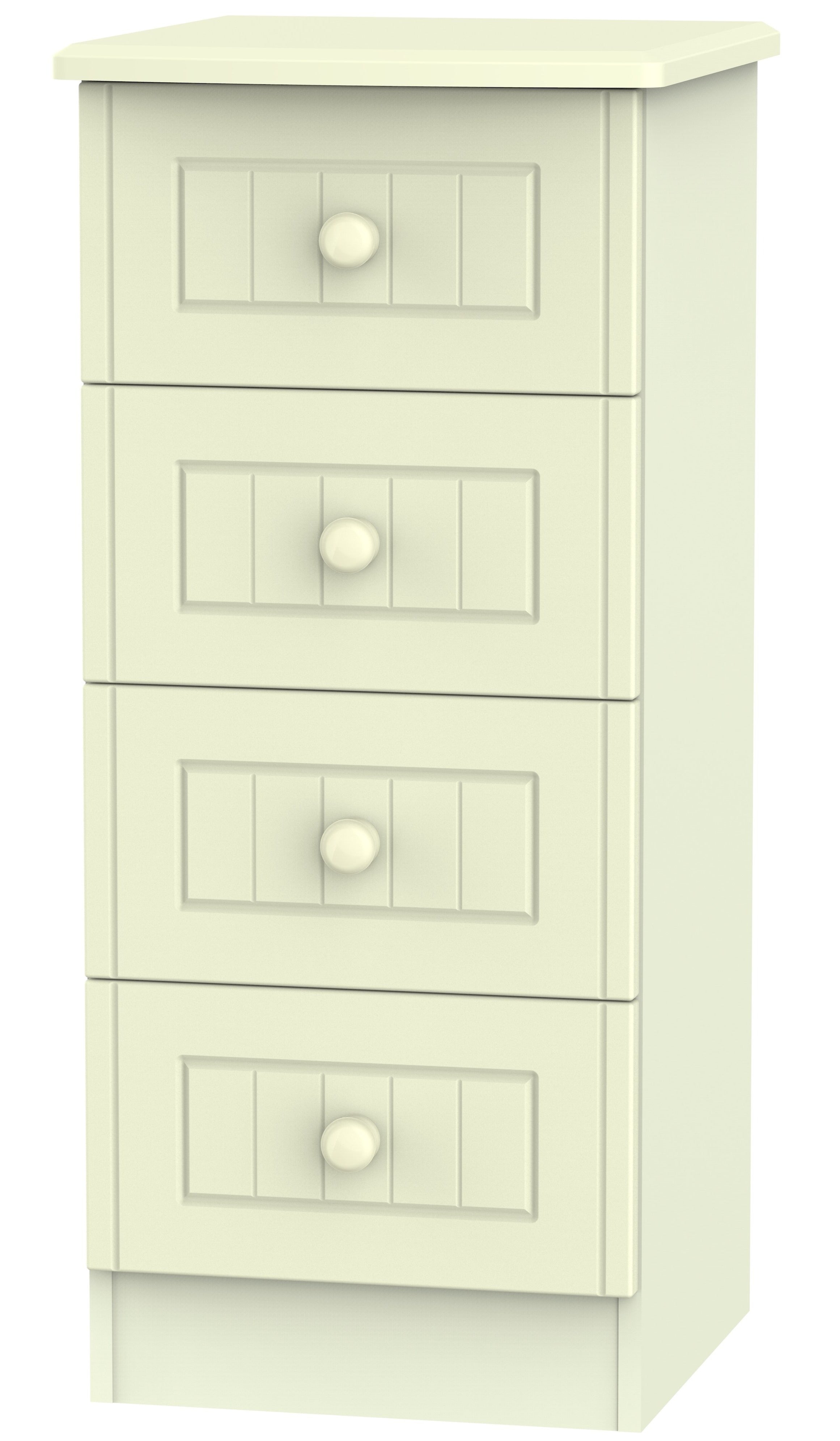 Warwick 4 Drawer Narrow Chest Of Drawers
