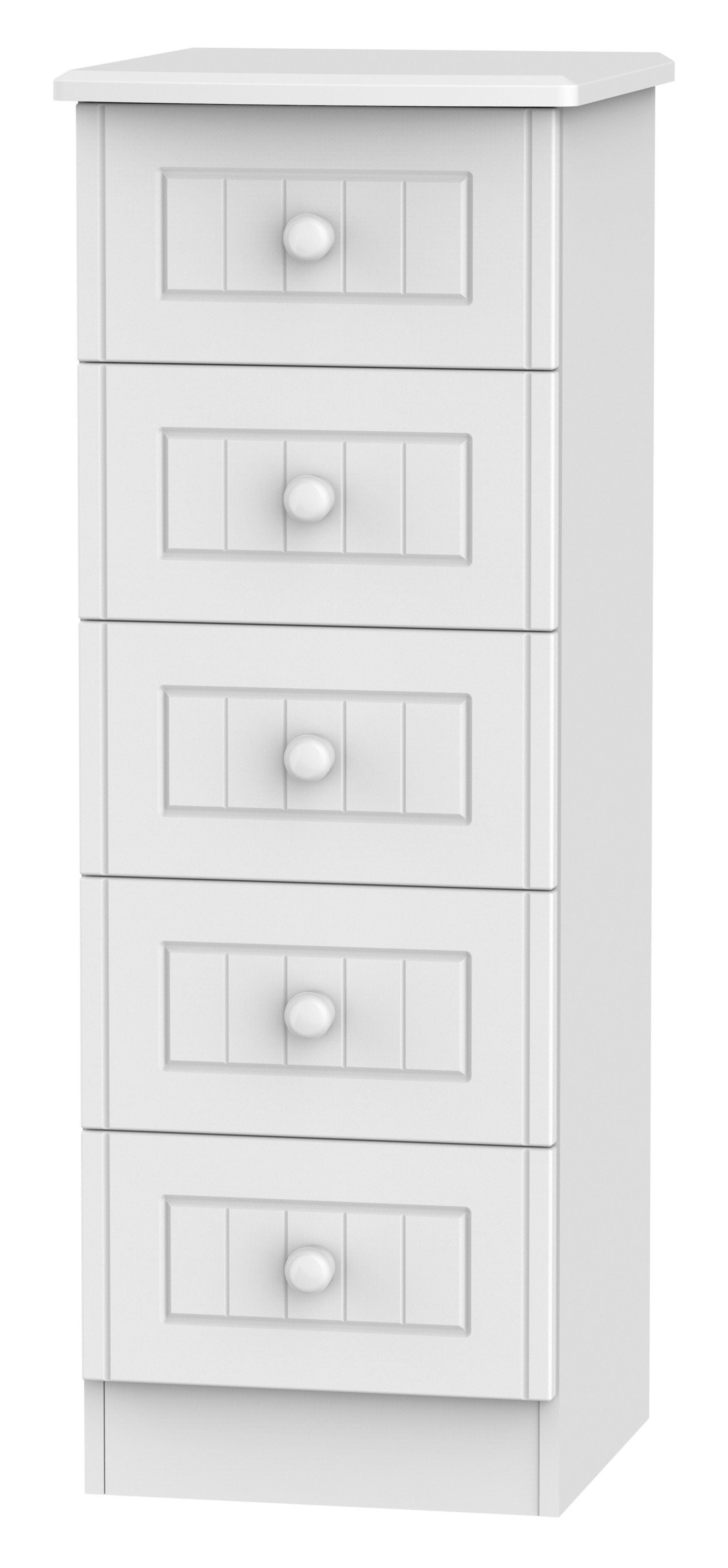 Warwick 5 Drawer Narrow Chest Of Drawers