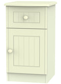 Warwick 1 Door 1 Drawer Bedside Cabinet