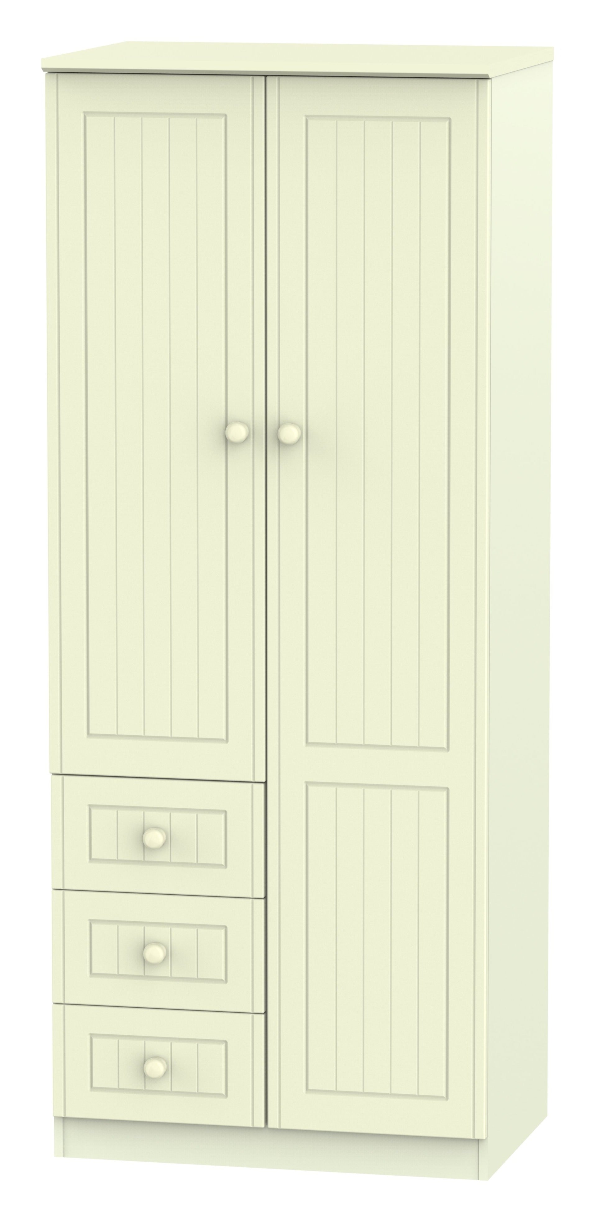 Warwick 2 Door 3 Drawer Wardrobe