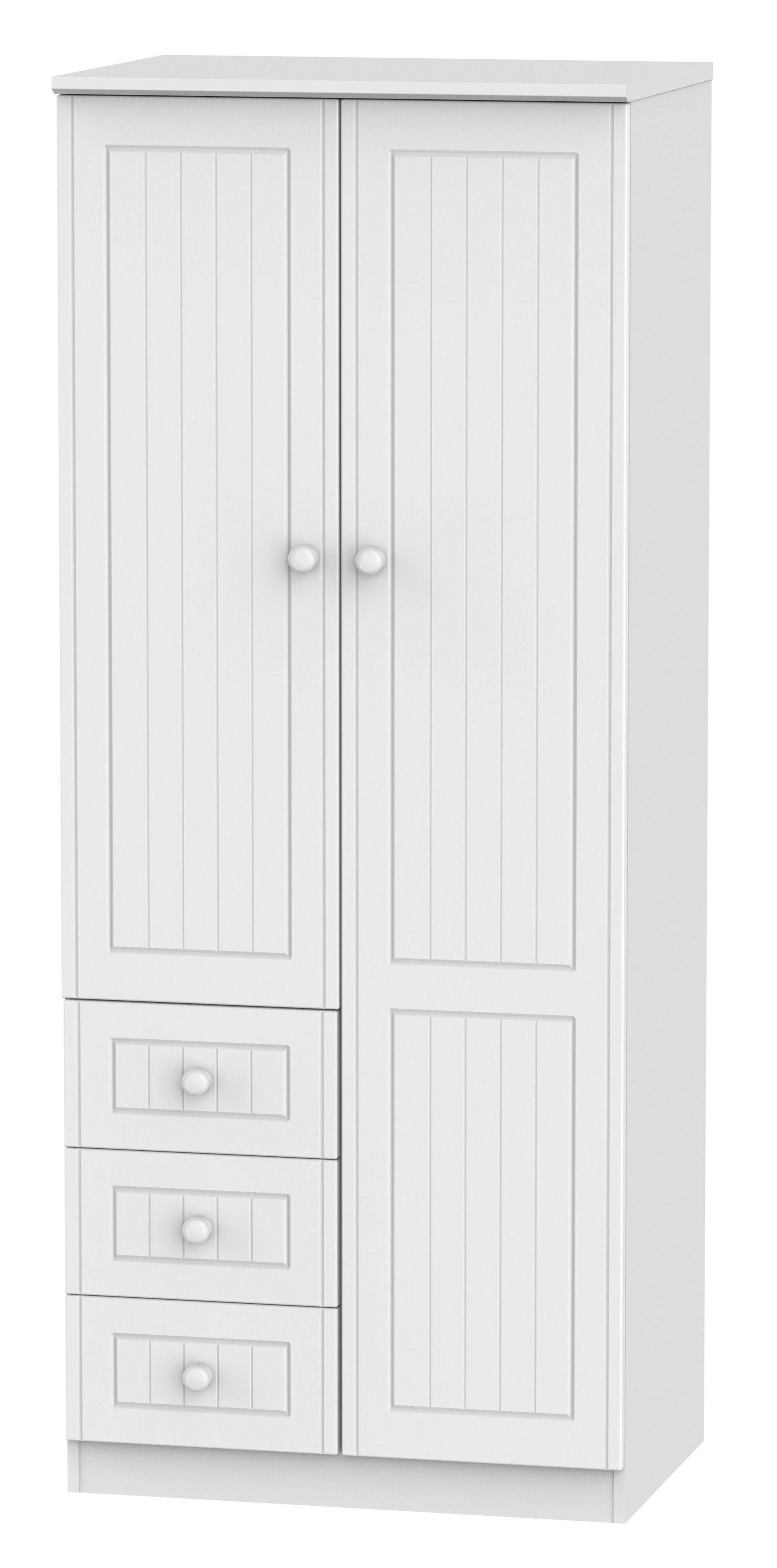 Warwick 2 Door 3 Drawer Wardrobe