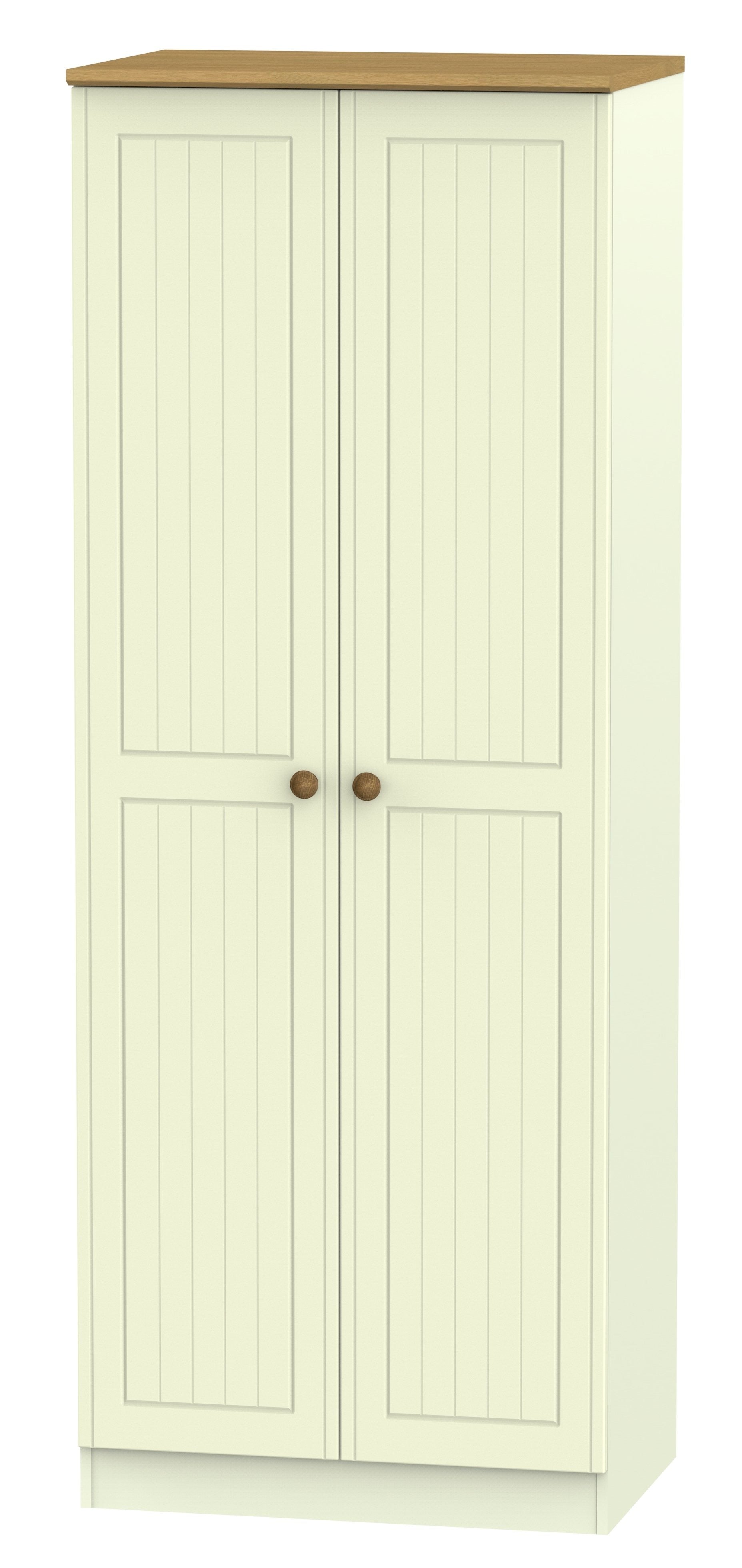 Warwick 2 Door Tall Plain Wardrobe