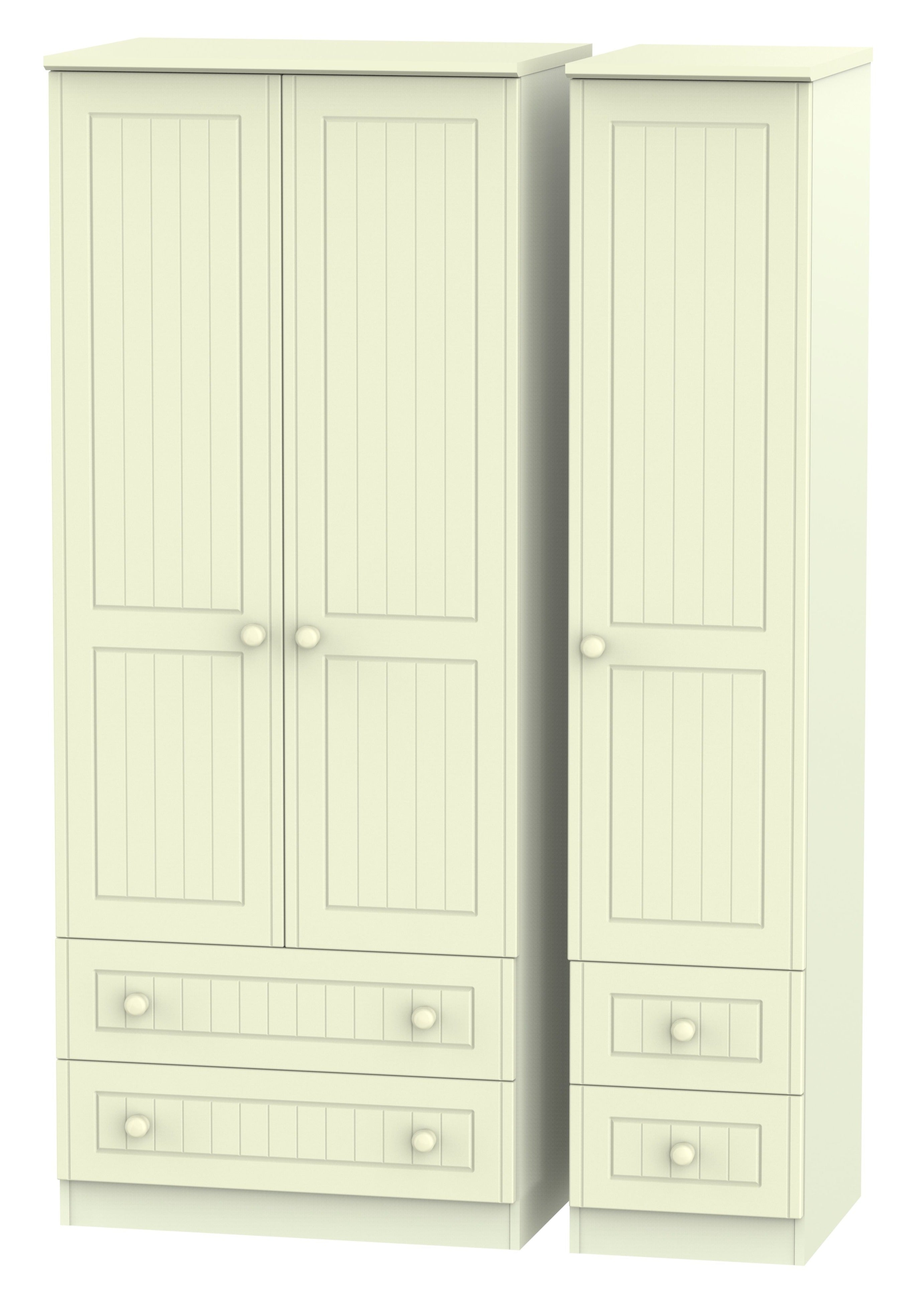 Warwick 3 Door 4 Drawer Wardrobe