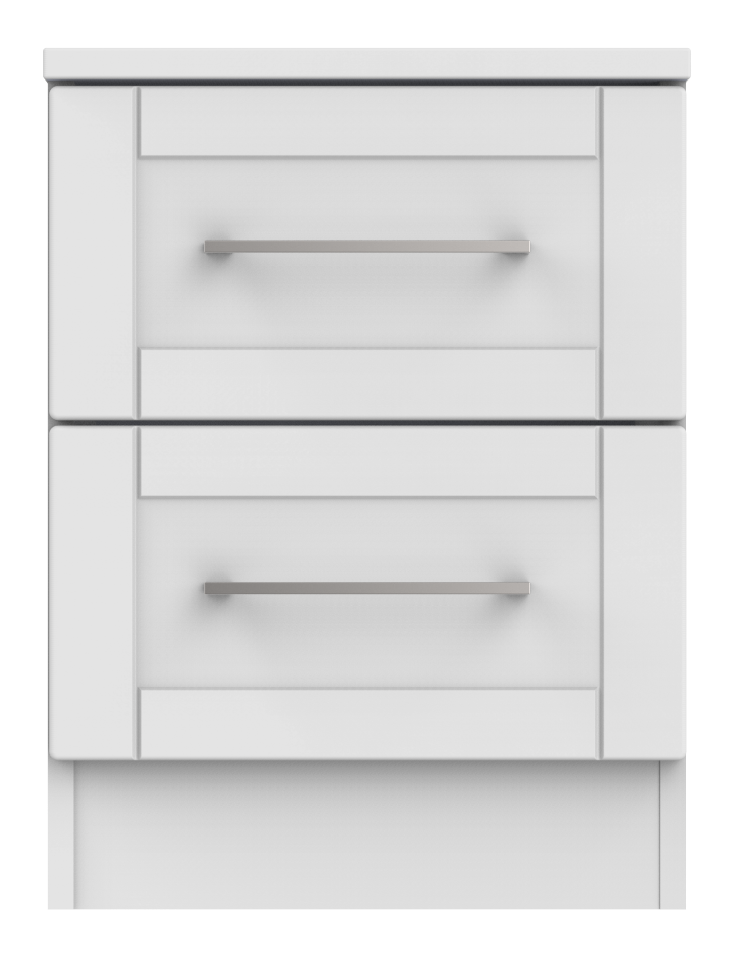York 2 Drawer Bedside Cabinet