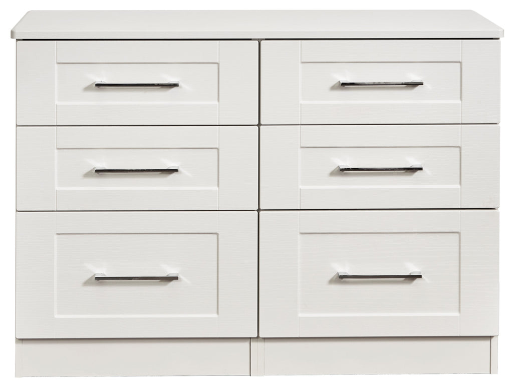 York 6 Drawer Midi Chest Of Drawers