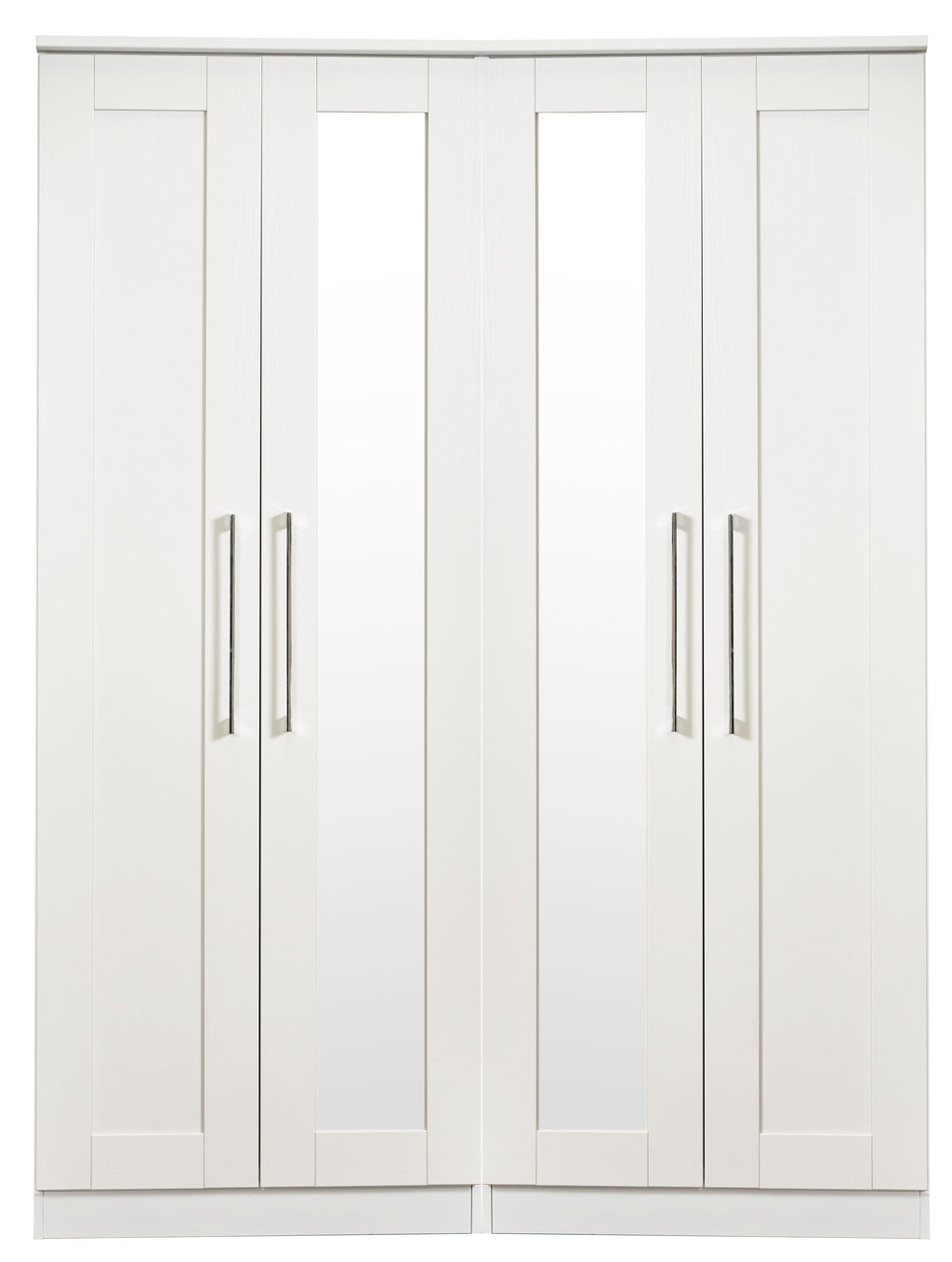 York Tall 4 Door Mirror Wardrobe