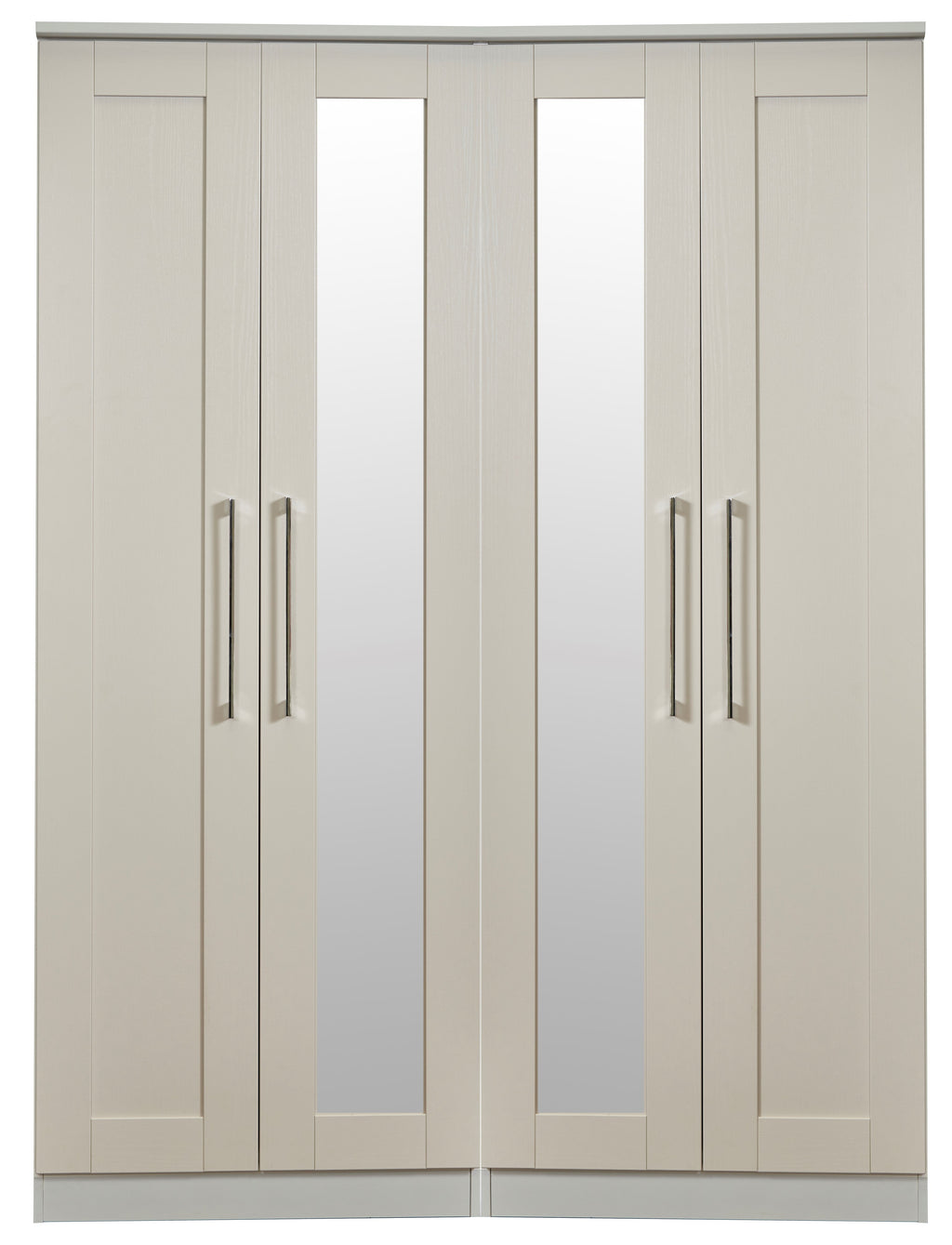 York Tall 4 Door Mirror Wardrobe